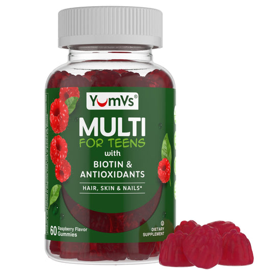 YumVs Gominolas Multivitamínicas Adolescentes Frambuesa 60 Unidades