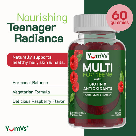 YumVs Gominolas Vitaminas con Biotina y Antioxidantes
