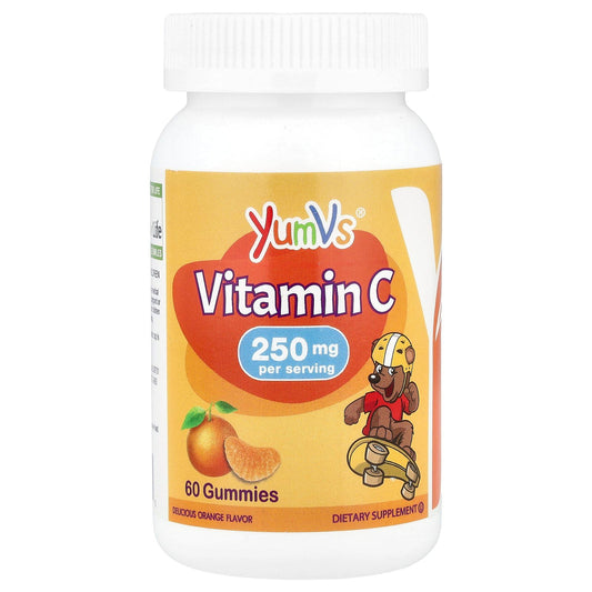 YumV's gomitas vitamina c sabor naranja para niños 60 unidades