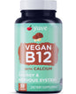 Yuve Vegan B12 1000mcg tabletas con calcio para energía y concentración
