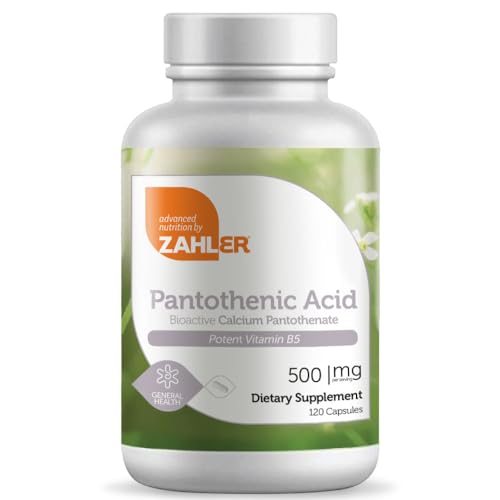 Zahler ácido pantoténico 500 mg caja frontal