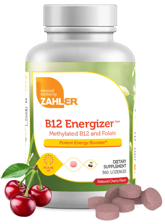 Zahler Energizer pastillas sabor cereza frasco 360 unidades