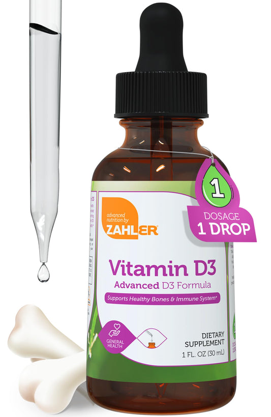 Zahler gotas líquidas vitamina d3 5000 iu botella