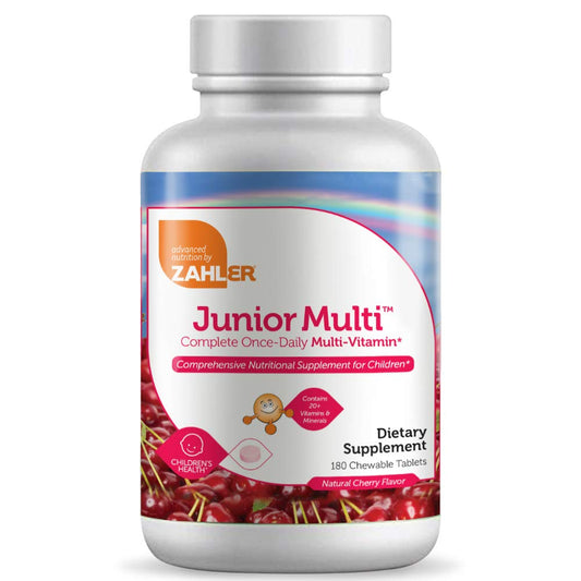 Zahler Junior Multi multivitamínico infantil 180 comprimidos