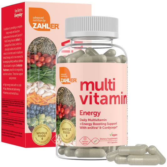 Zahler multivitamínico diario energizante 60 cápsulas kosher