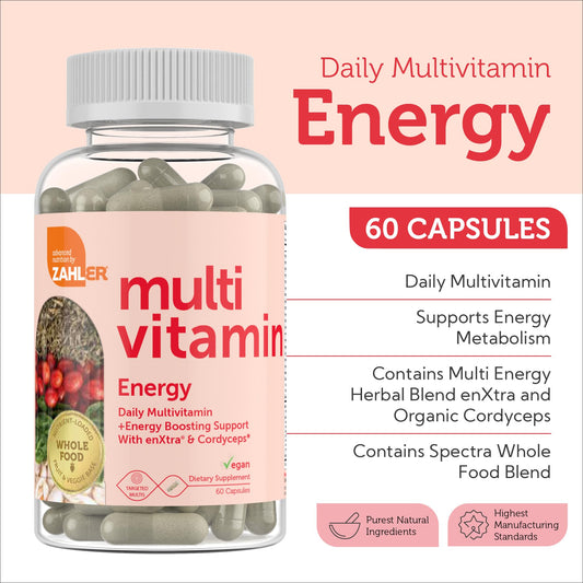 Zahler suplementos para energía y metabolismo