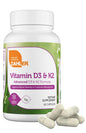Zahler suplemento vitamina d3 5000 iu k2 botella frente