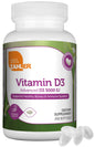 Zahler vitamina d3 5000 ui softgels botella frontal
