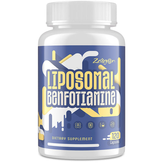Zaigon benfotiamina 600mg, suplemento B1 120 cápsulas