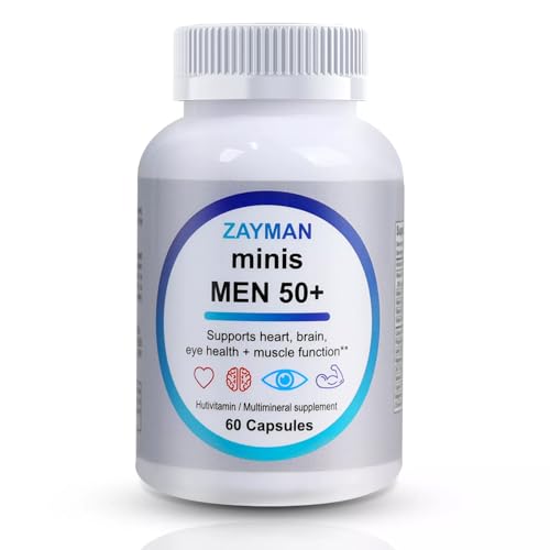 ZAYMAN Minis multivitaminas para hombres 50 plus envase frontal