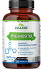 Zazzee cápsulas mio-inositol 2000 mg 120 veganas