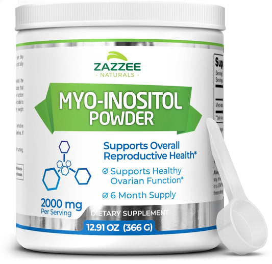 Zazzee polvo mio-inositol 6 meses 2000 mg por porción