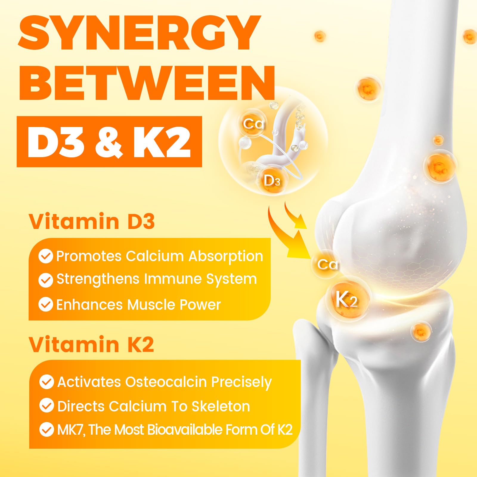 ZEBORA cápsulas vitamina d3 k2 triple absorción alta calidad