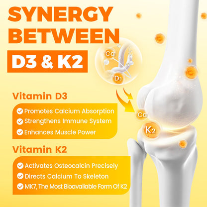 ZEBORA cápsulas vitamina d3 k2 triple absorción alta calidad
