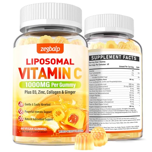 Zegbalp gomitas de vitamina C liposomal para adultos