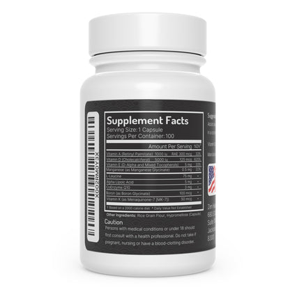 Zen Haus vitaminas ADK con antioxidantes para salud cardiovascular y ósea