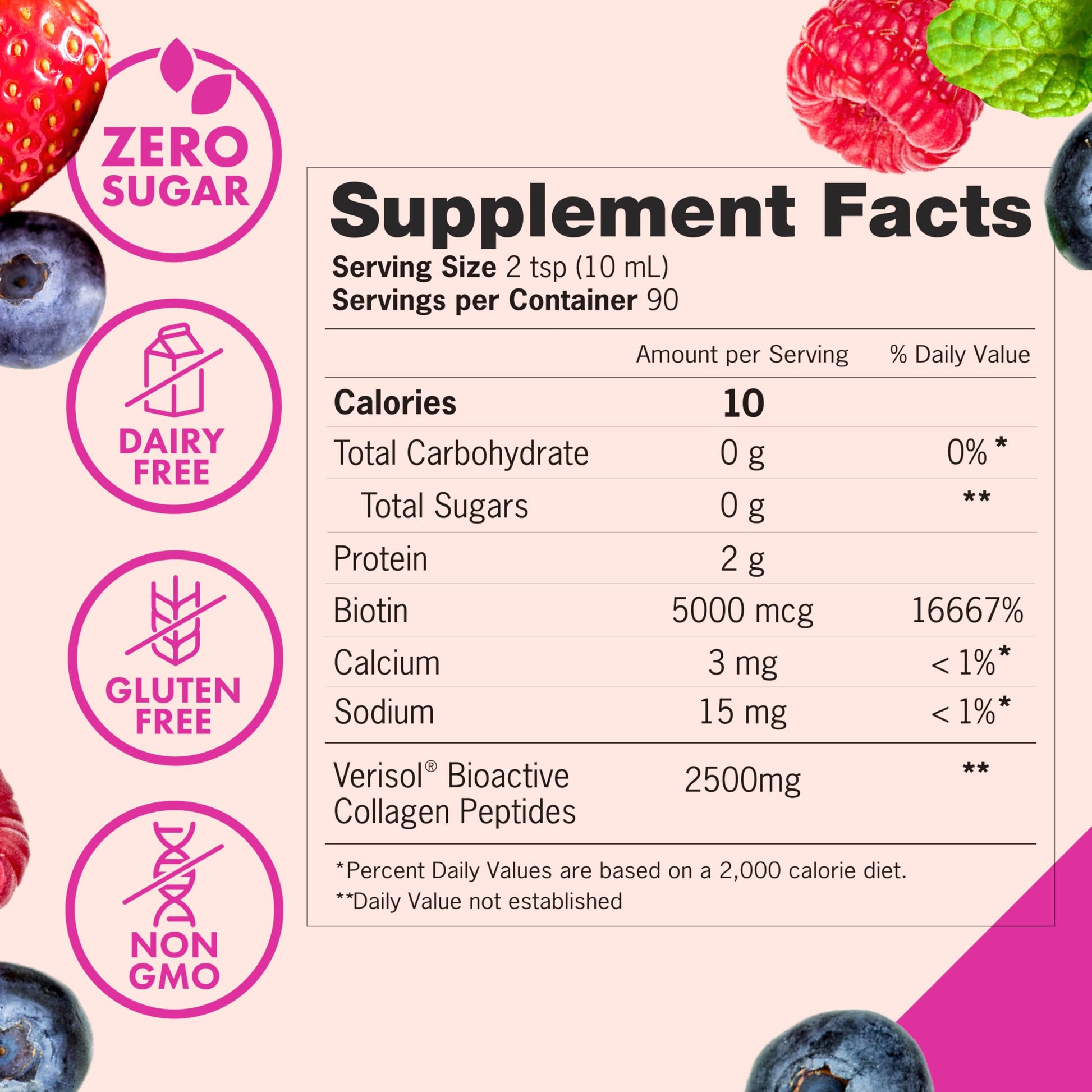 Zena Fit Nutrition colágeno líquido para cabello y uñas fuertes