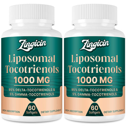 Zingicin Vitamina E tocotrienoles liposomal 120 cápsulas blandas