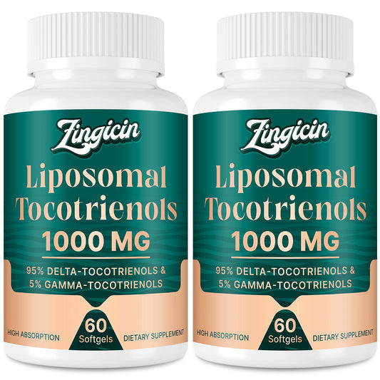 Zingicin Vitamina E tocotrienoles liposomal 120 cápsulas blandas