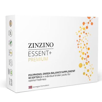 Caja Zinzino Essent+ suplemento omega y vitamina D