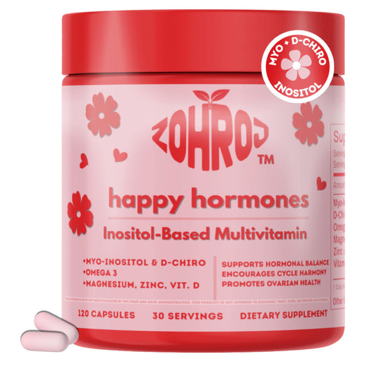 Frasco de ZOHROJ multivitamínico para mujeres apoyo diario