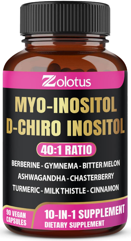 Frasco Zolotus Mio-Inositol 40:1 90 cápsulas