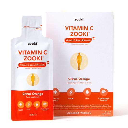 Zooki vitamina C liposomal 1000mg paquete 14 sobres