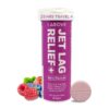 Frente de la caja de 1Above Jet Lag Tablets Berry