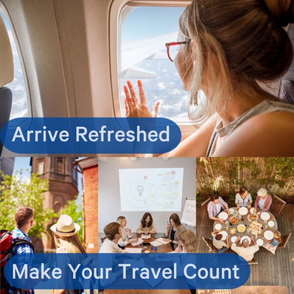 Suplemento 1ABOVE jet lag antioxidantes y vitaminas