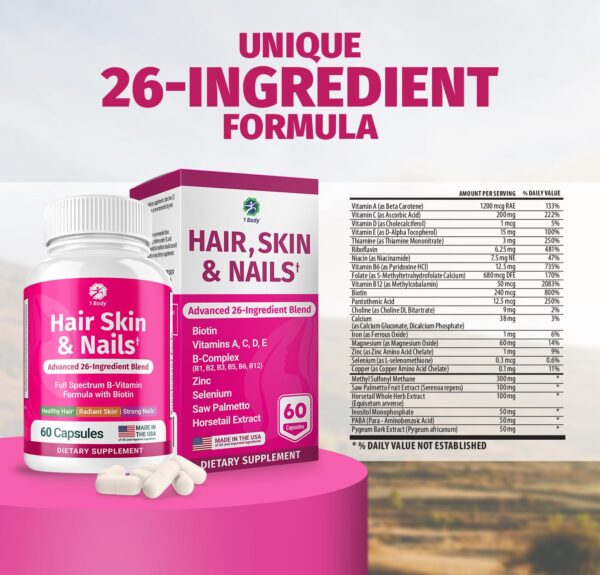 Version 1.0.0 Etiqueta frontal suplemento 1 Body vitaminas naturales