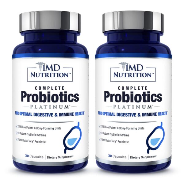 1MD Complete Probiotics Platinum 30 cápsulas vegetales