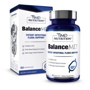 1MD Nutrition BalanceMD probióticos vaginales y digestivos 60 cápsulas