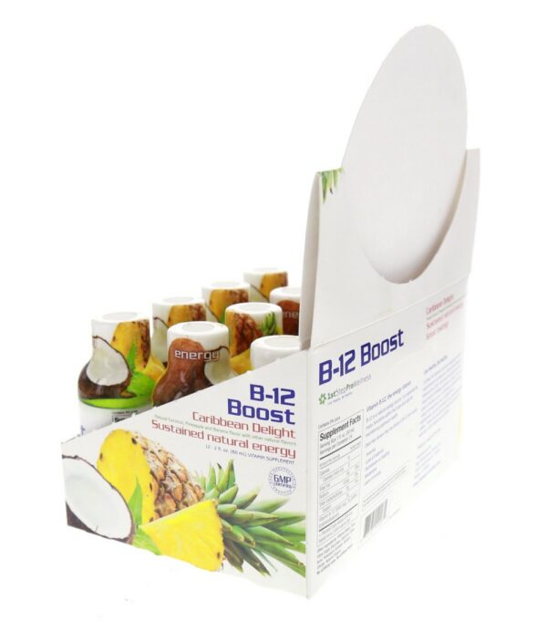 Version 1.0.0 Botella líquida vitamina B-12 Boost 1st Step 2oz