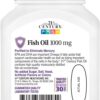 21st Century Aceite de Pescado etiqueta trasera