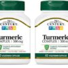 21st Century paquete de cápsulas vegetarianas de cúrcuma 60 unidades