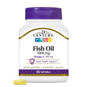 Version 1.0.0 Frente del envase de 21st Century Fish Oil