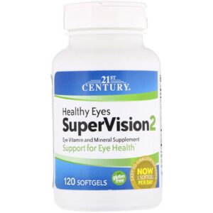 21st Century Healthy Eyes SuperVision2 frasco con 120 cápsulas blandas
