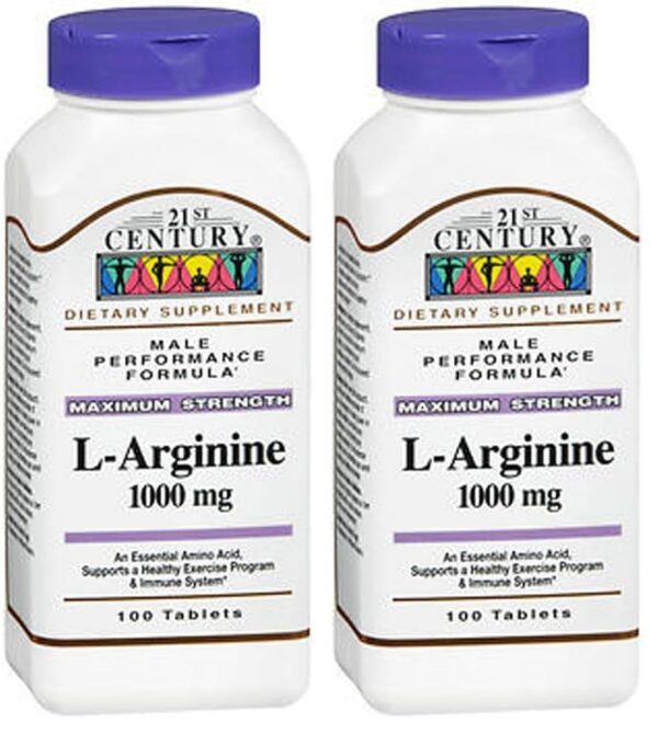 Frente del envase L-Arginina 1000 mg