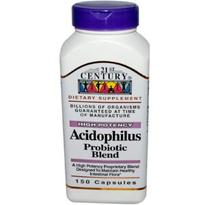 21st Century mezcla probiótica Acidophilus 150 cápsulas