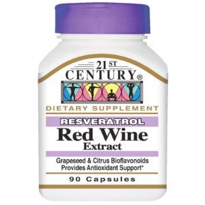 Resveratrol vino tinto cápsulas 21st Century