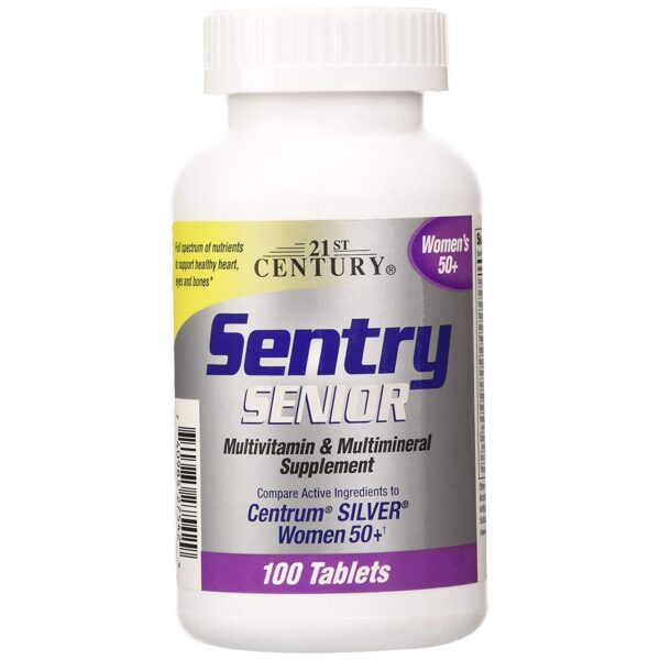 Version 1.0.0 21st Century Sentry Senior multivitamínico mujeres 50 plus paquete triple