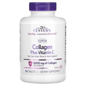 Version 1.0.0 Tabletas 21st Century Super Collagen para salud de piel y articulaciones
