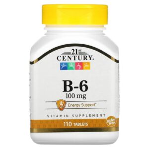 21st Century vitamina B6 paquete 3 x 110 tabletas