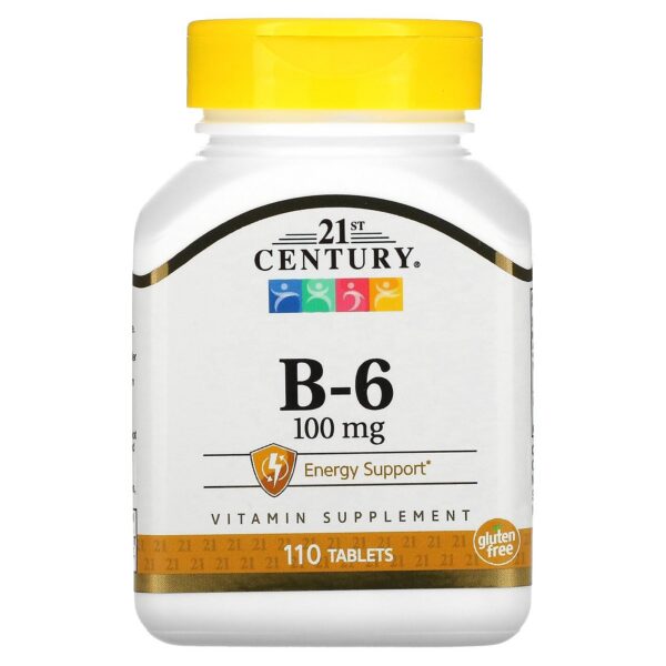 Version 1.0.0 21st Century vitamina B6 paquete 3 x 110 tabletas