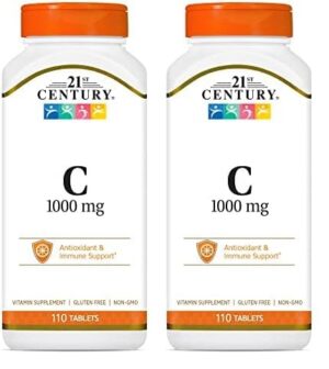 Version 1.0.0 21st Century vitamina C 1000 mg paquete tabletas