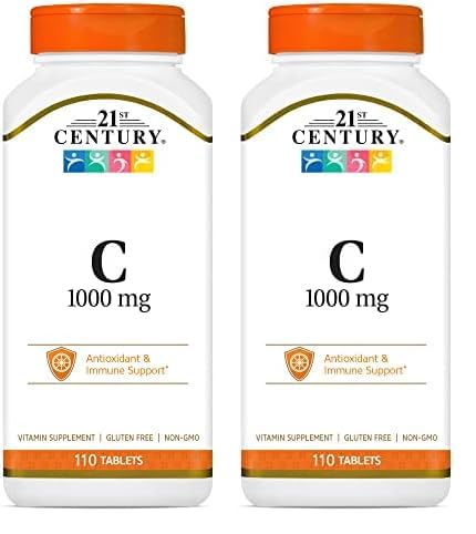 21st Century vitamina C 1000 mg paquete tabletas