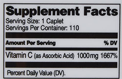 21st Century vitamina c tabletas detalle empaque