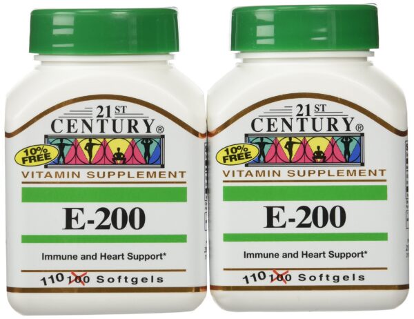 21st Century vitamina e 200 ui pack de 3 frascos