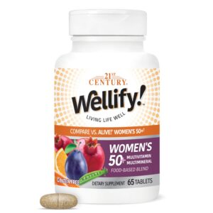 21st Century Wellify multivitamínico para mujeres 50+ 65 tabletas
