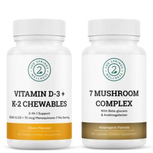 Paquete 2nd Springs Hongos y Sunshine para salud inmune